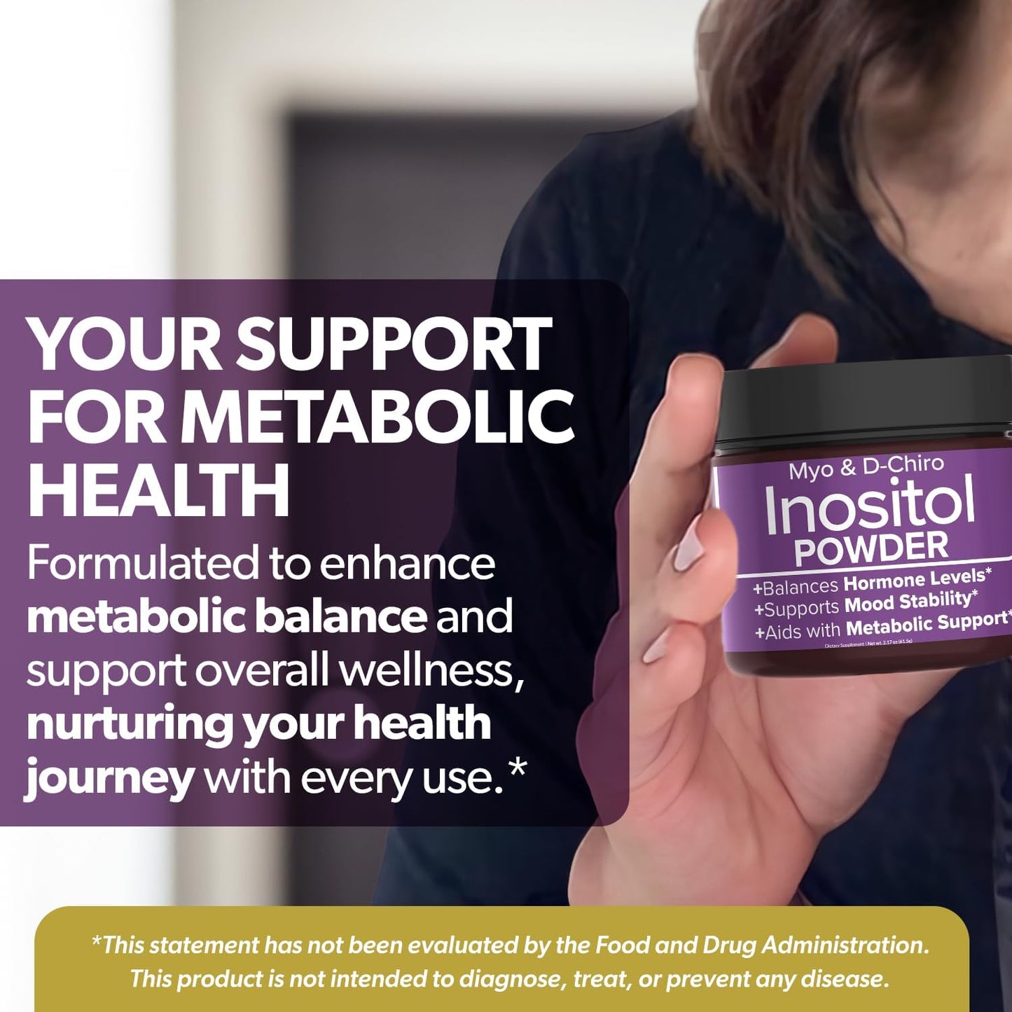 Myo & D-Chiro Polvo de Inositol