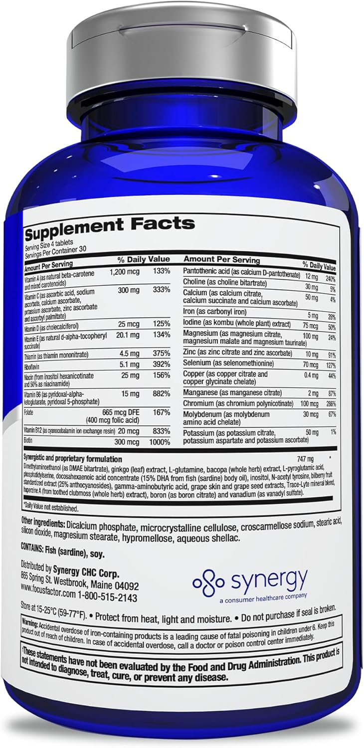 Focus Factor 120capsulas - Extra Fuerte