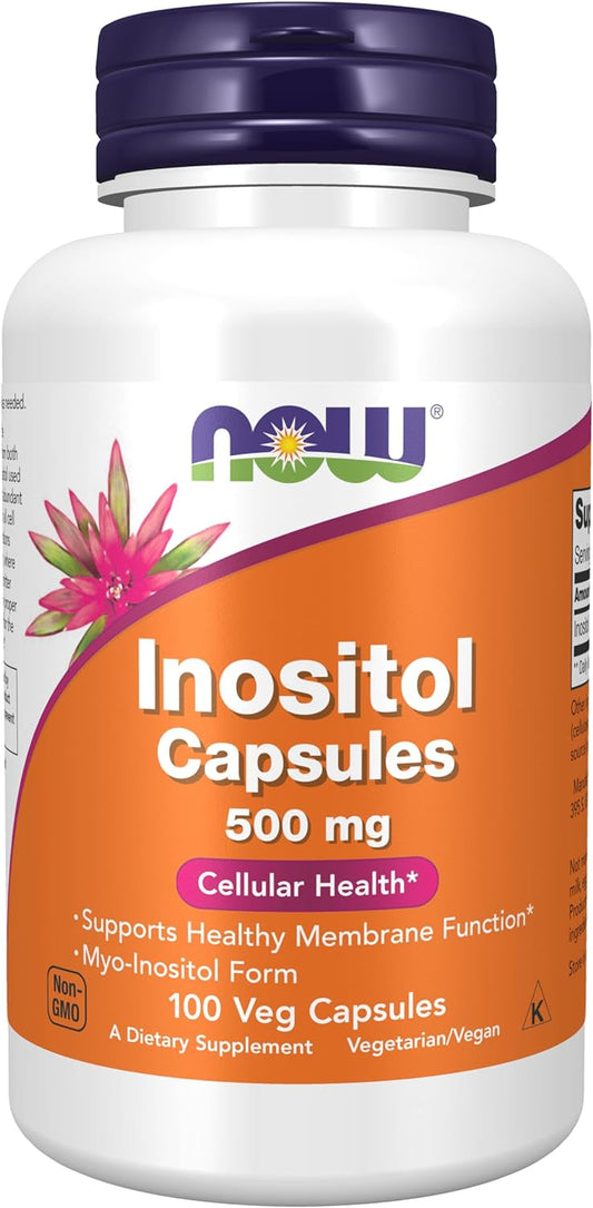 Inositol 500 mg - 100 capsulas - now
