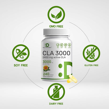 CLA 3000 mg (2400mg de CLA Activo) - Deal Supplement