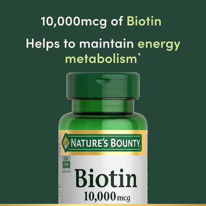 Biotin 10,000mcg - Nature's Bounty