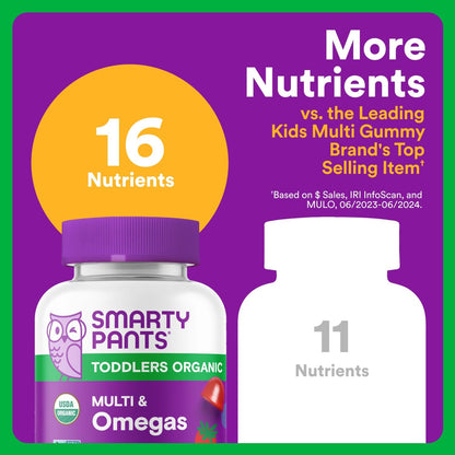 Toddler Organic Multi & Omegas - Smarty Pants