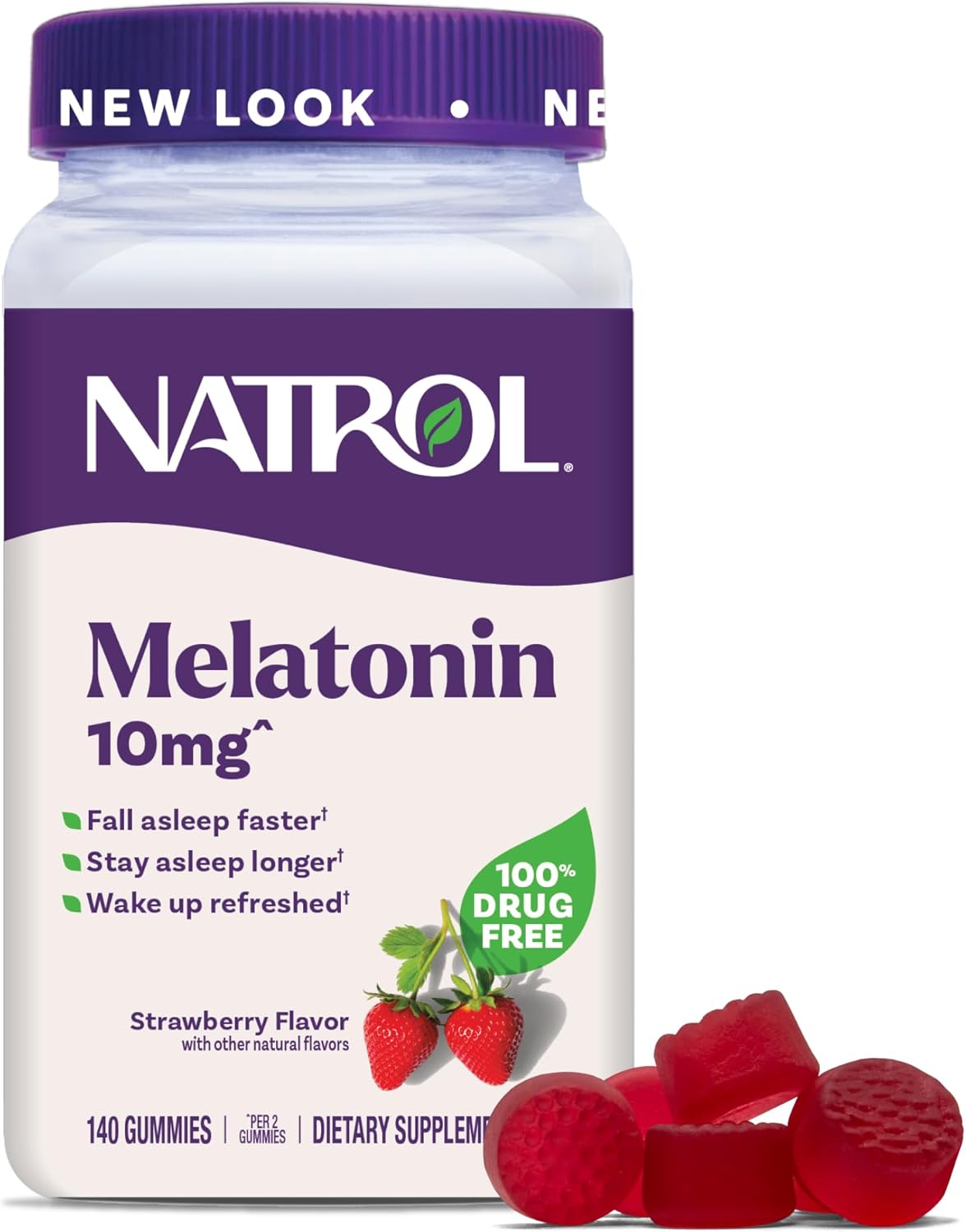 Melatonin 10mg Natrol - EXTRA FUERTE - Gomitas