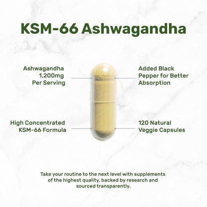 KSM-66 Ashwagandha 1200mg - Deal Supplement