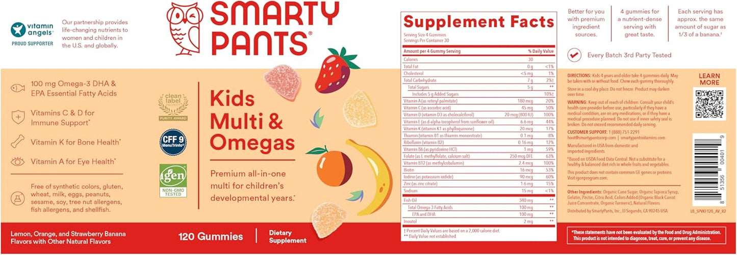 Kids Plus Multi & Omegas - Smarty Pants
