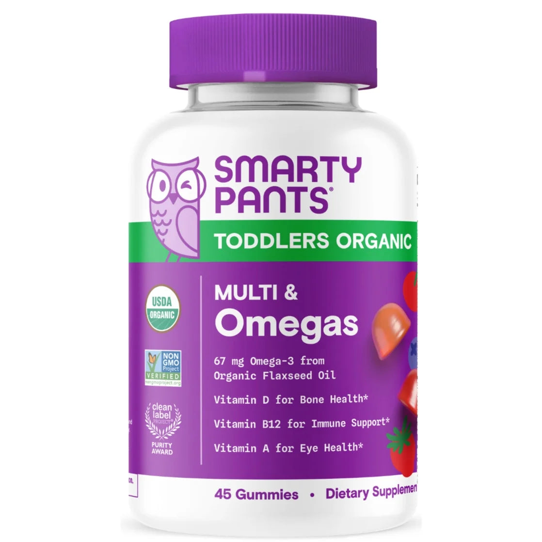 Toddler Organic Multi & Omegas - Smarty Pants