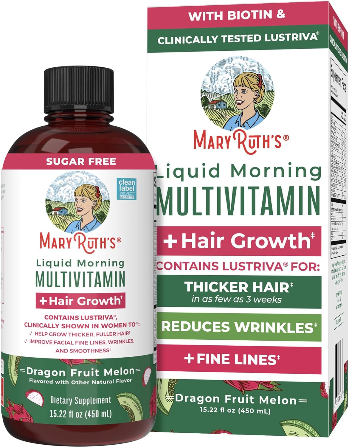Liquid Multivitamin + Hair Growth - MaryRuth Organics