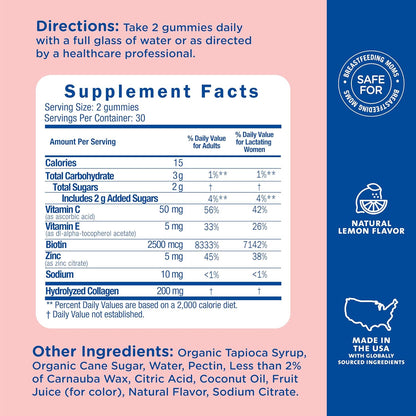 Apoyo Postnatal Reset My Body (con Biotina y Colágeno) Gummies - Mommy's Bliss