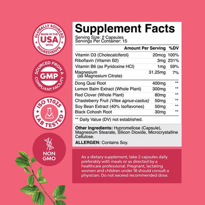 Menopause Support - Nature's Craft