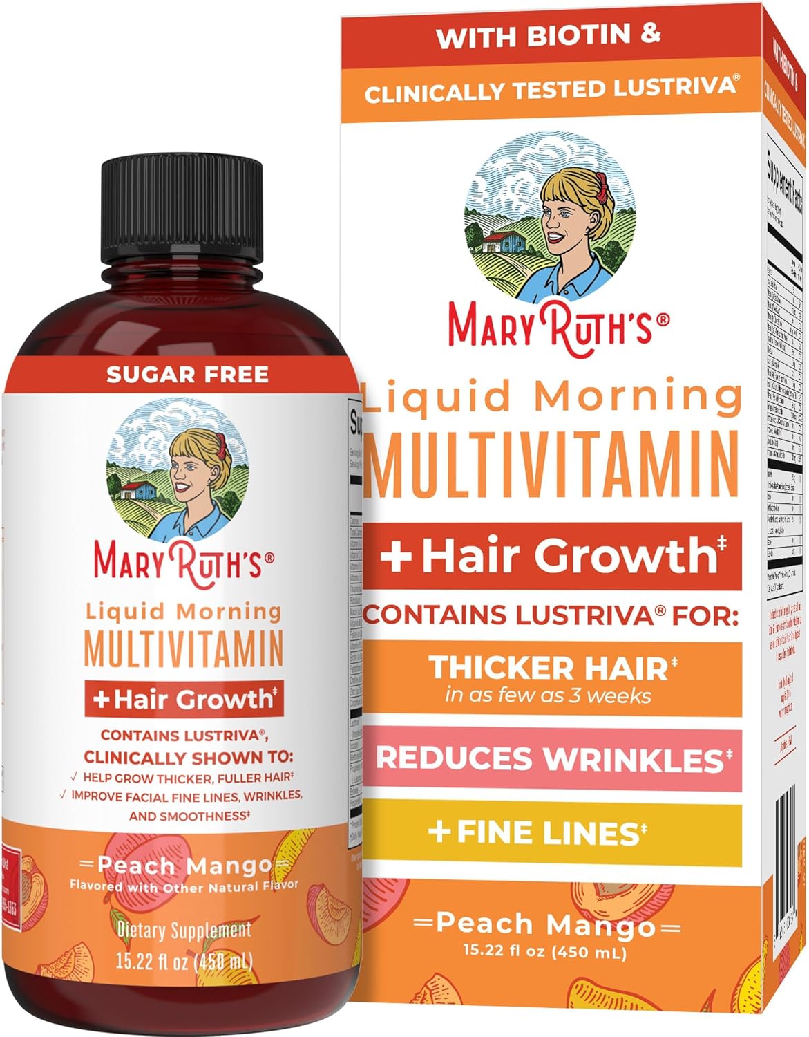 Liquid Multivitamin + Hair Growth - MaryRuth Organics