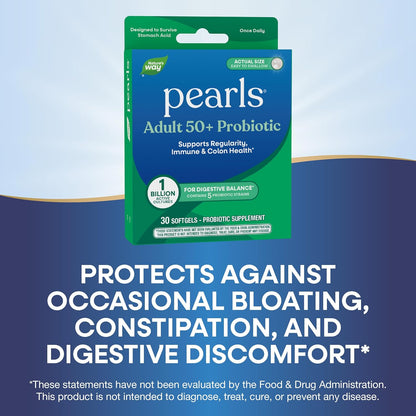 Pearls Adult 50+ Probiotic - Nature's Way