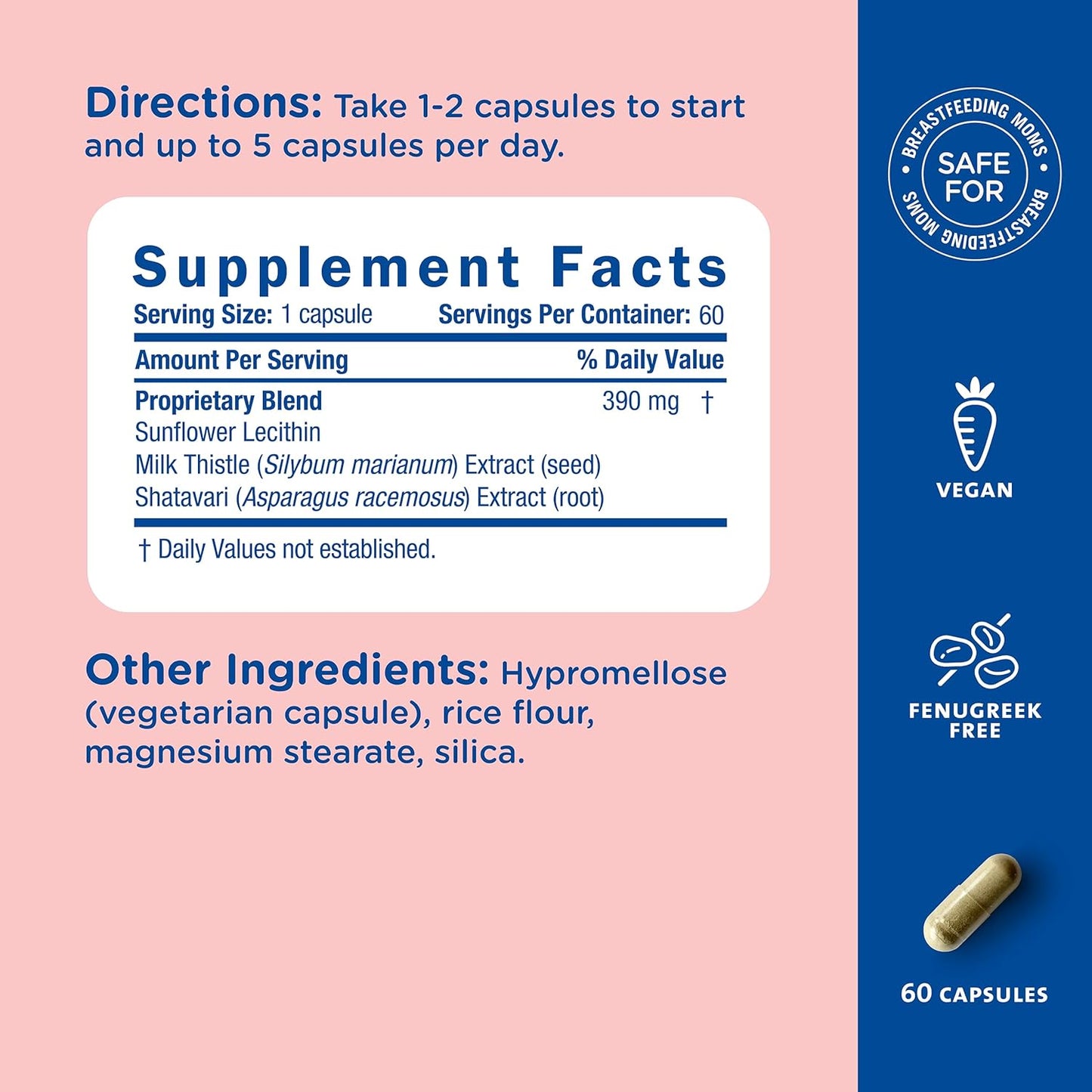 Apoyo a la Lactancia PostNatal (Cardo Mariano+Lecitina) - Mommy's Bliss