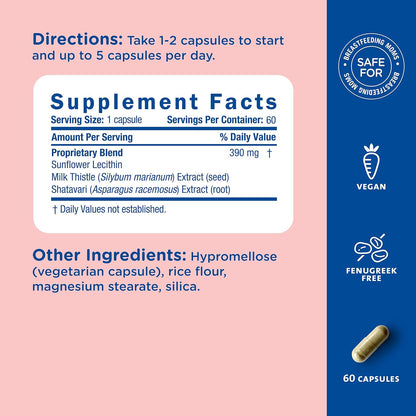 Apoyo a la Lactancia PostNatal (Cardo Mariano+Lecitina) - Mommy's Bliss