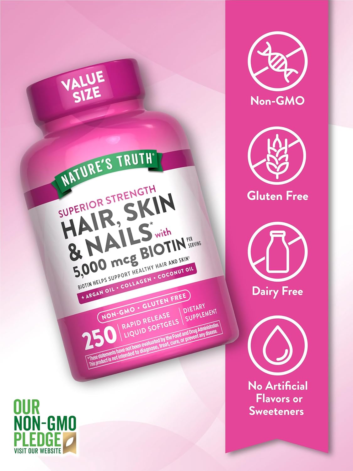 Superior Strength Hair, Skin & Nails - Nature's Truth