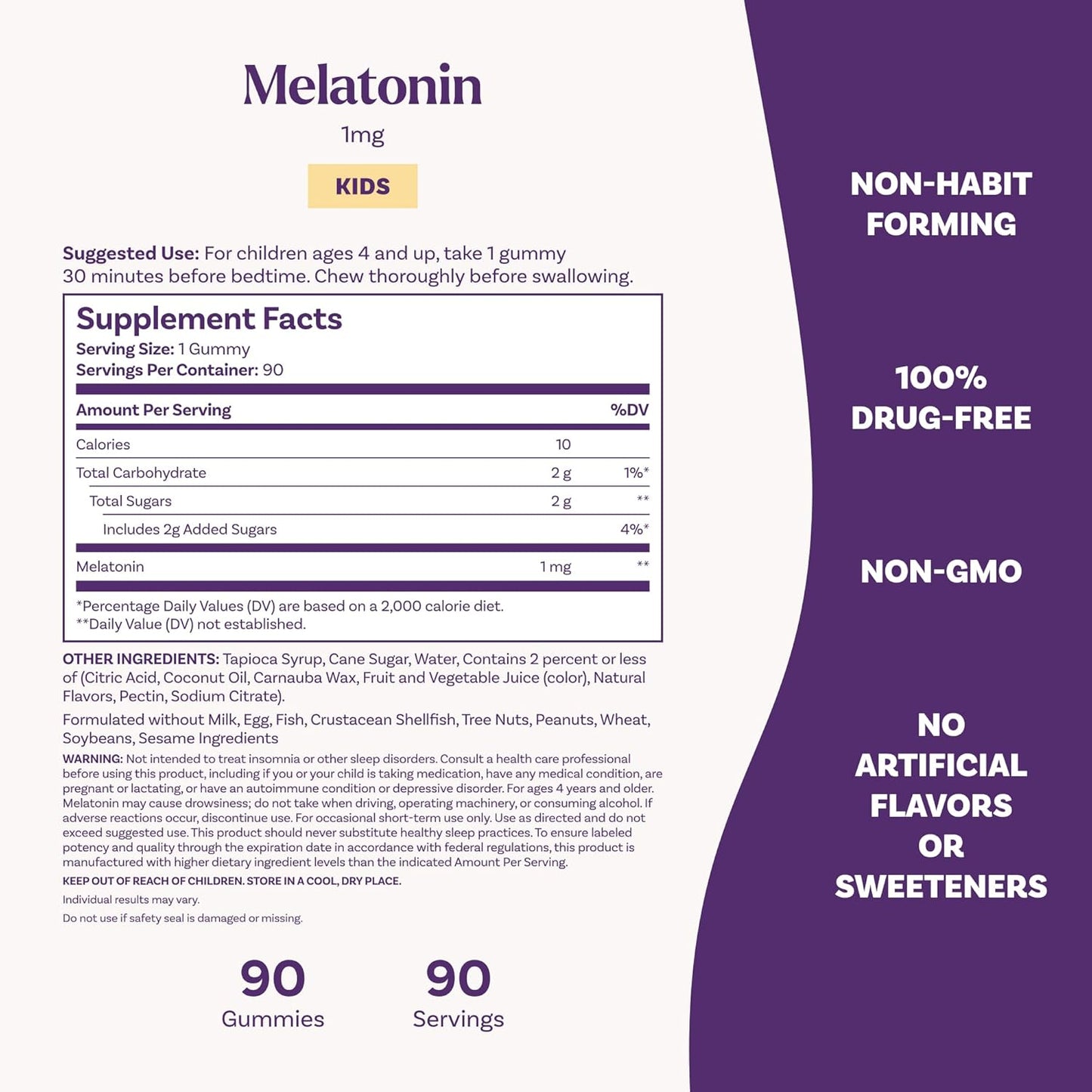 MELATONINA 1MG KIDS - NATROL
