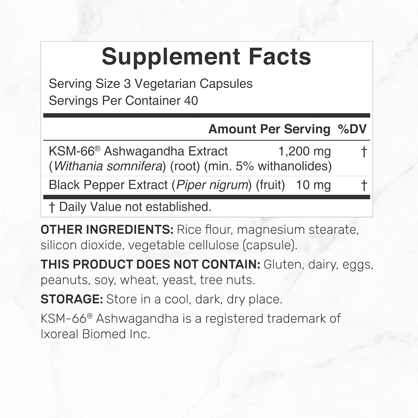 KSM-66 Ashwagandha 1200mg - Deal Supplement