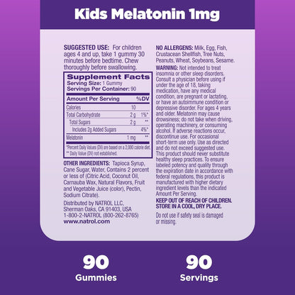 MELATONINA 1MG - NATROL