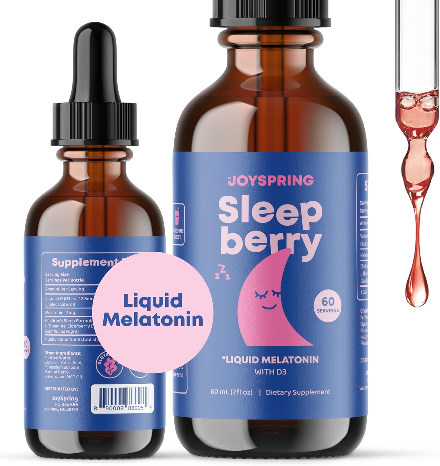 SLEEP BERRY MELATONINA LIQUIDA - JOYSPRING
