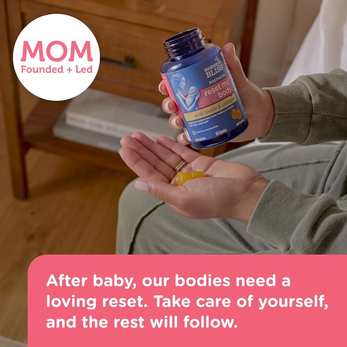 Apoyo Postnatal Reset My Body (con Biotina y Colágeno) Gummies - Mommy's Bliss