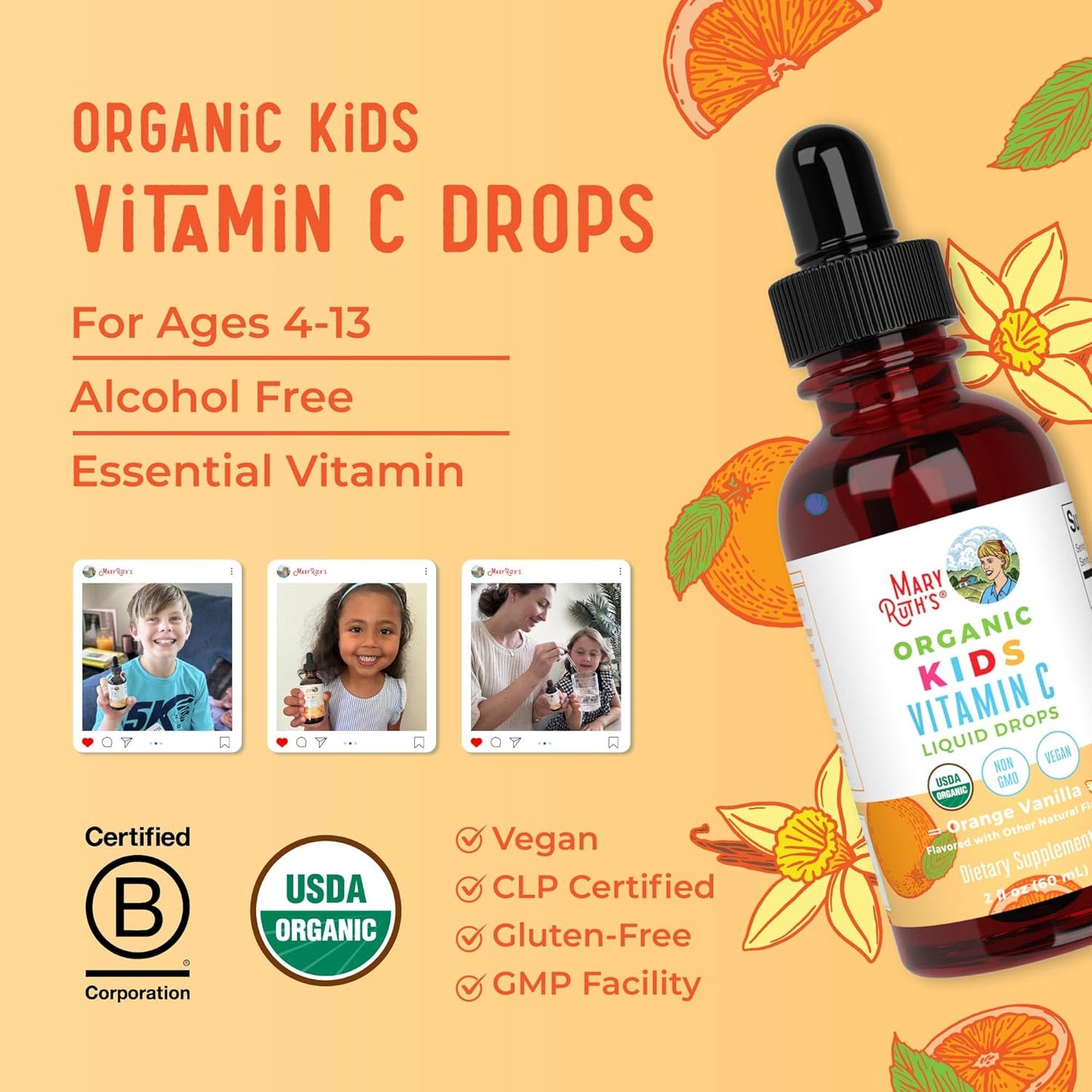 Vitamin C Drops Kids - Mary Ruth's