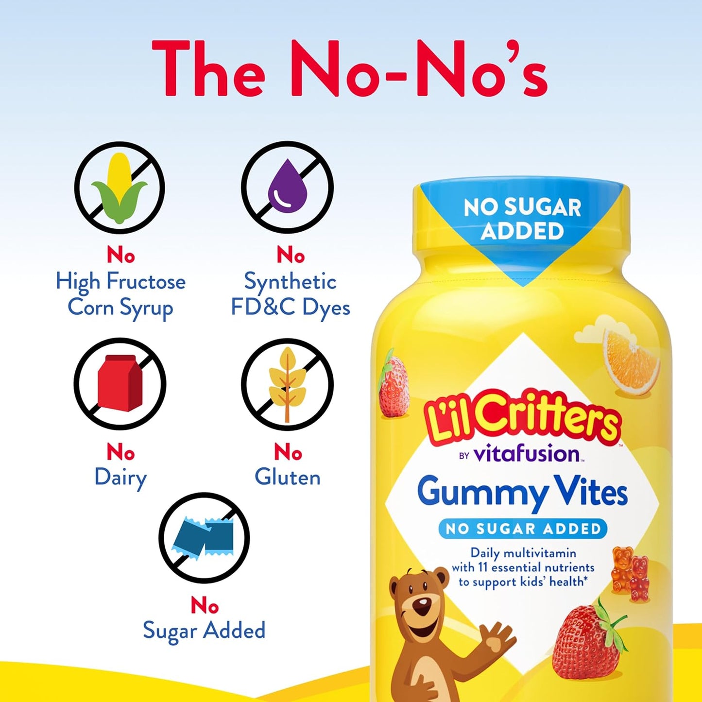 Gummy Vites (sin azúcar) - L’il Critters