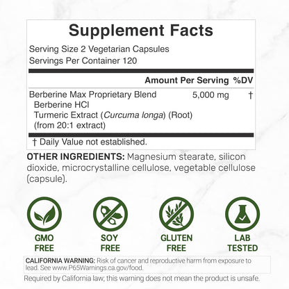 Berberina MAX 5000mg - Deal Supplement