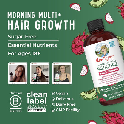 Liquid Multivitamin + Hair Growth - MaryRuth Organics