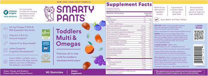Toddlers Plus Multi & Omegas - Smarty Pants