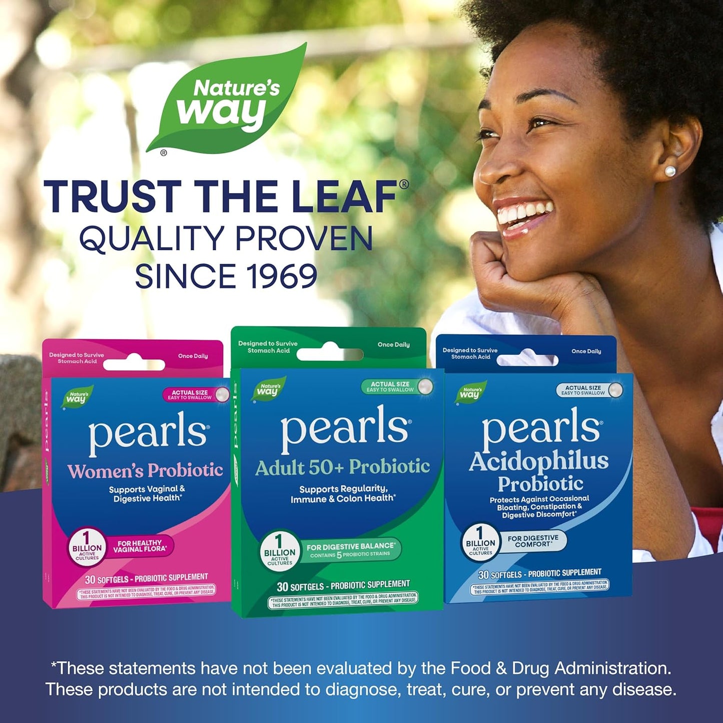 Pearls Adult 50+ Probiotic - Nature's Way