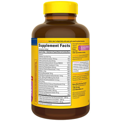 Prenatal (Ácido Fólico+DHA) - Nature Made