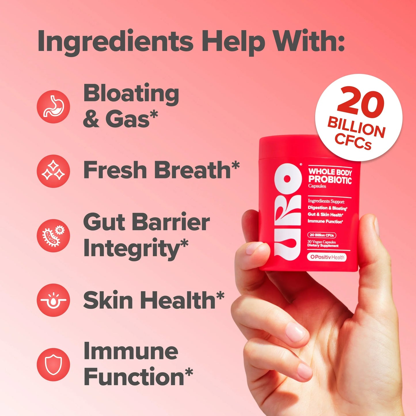 URO Probióticos Cuerpo Completo - OPositivHealth