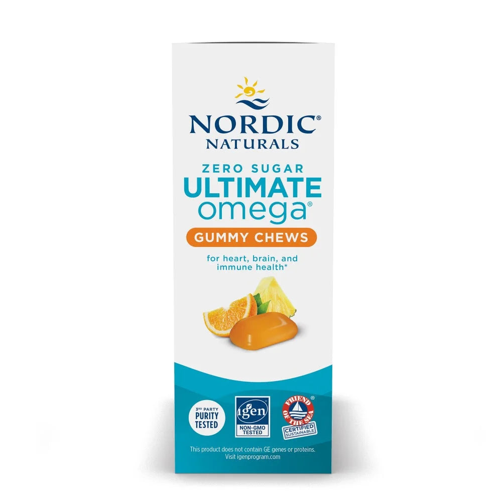 Ultimate Omega Zero Sugar Gummy Chews - Nordic Naturals