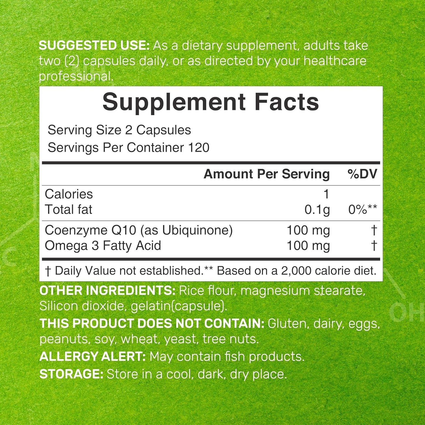 CoQ10 100mg (con Omega 3) - Deal Supplement