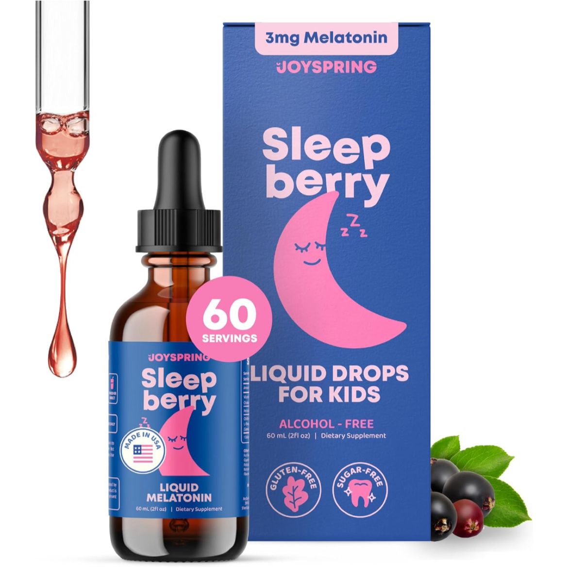 Sleep Berry Melatonina 3mg (con D3) - JoySpring