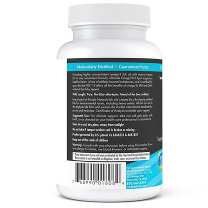 Ultimate Omega D3 Sport - Nordic Naturals