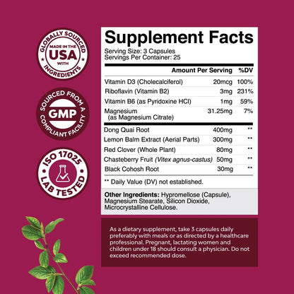 Menopause Support Sin Soya - Nature's Craft