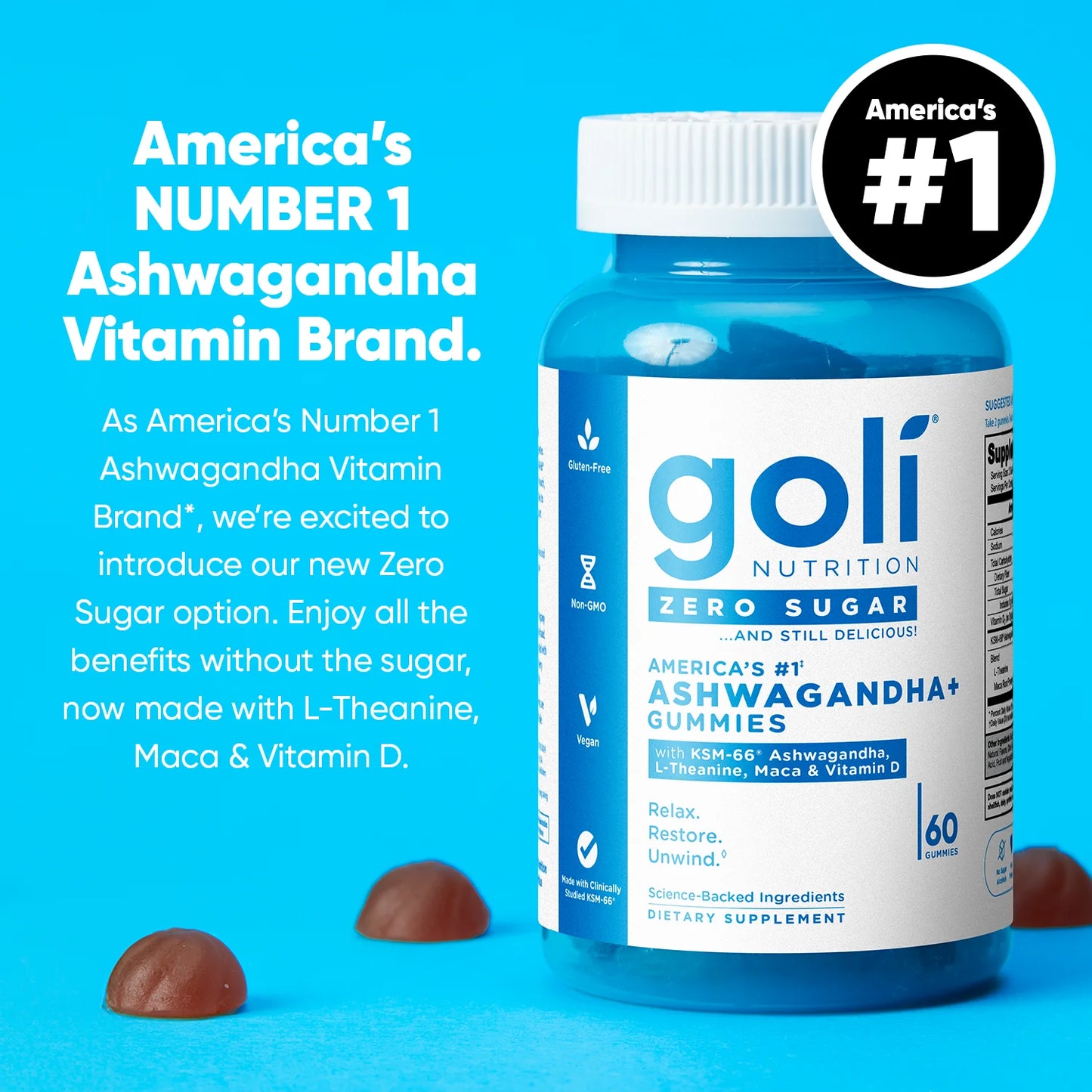 Ashwagandha - Sin Azúcar - Goli