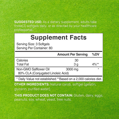 CLA 3000 mg (2400mg de CLA Activo) - Deal Supplement