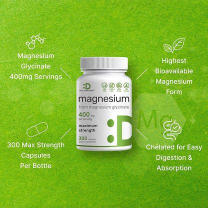 Glicinato de magnesio 400 mg - Deal Supplement