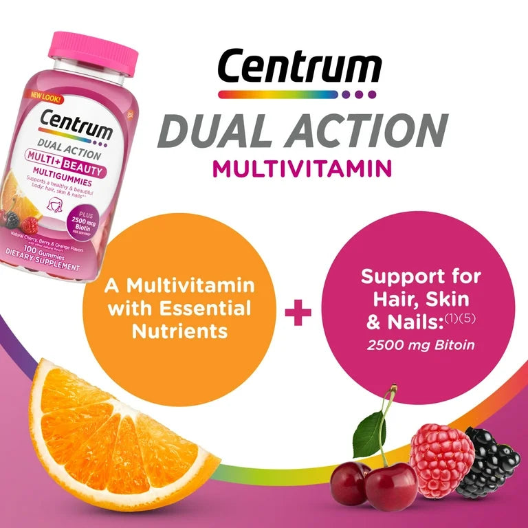 Multi+ Beauty MultiGummies
 - Centrum Dual Action