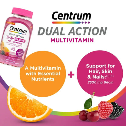 Multi+ Beauty MultiGummies
 - Centrum Dual Action