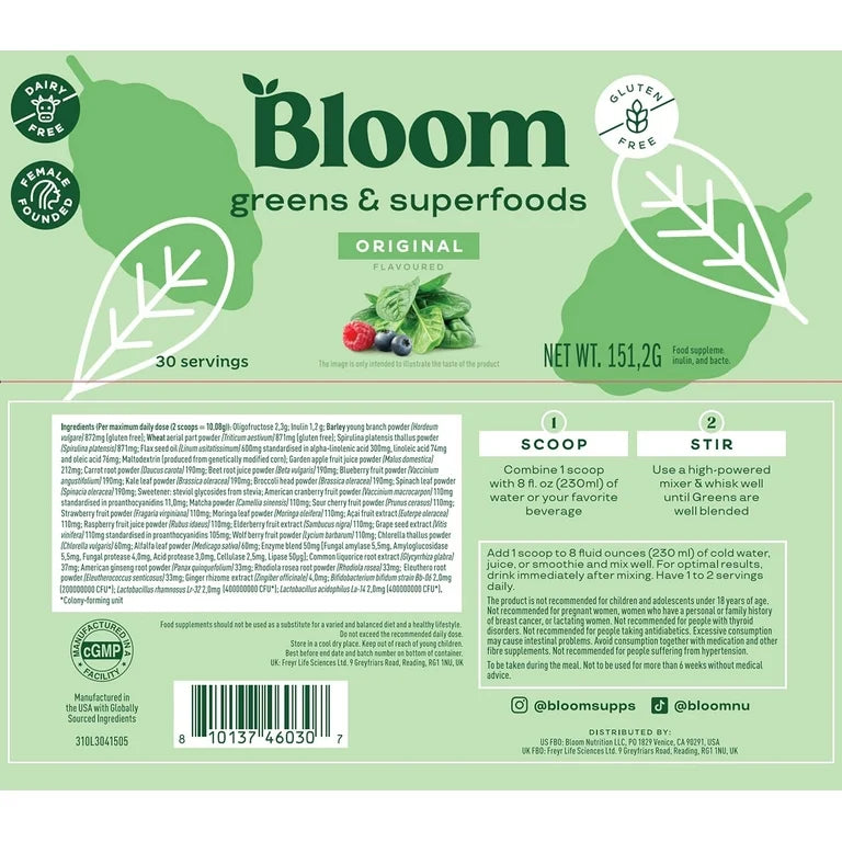 Greens & Superfoods - Bloom