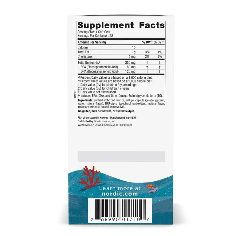 Children's DHA Mini Cápsulas - Nordic Naturals