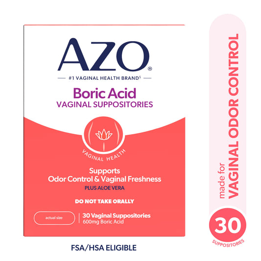 Supositorios Vaginales de Ácido Bórico - AZO