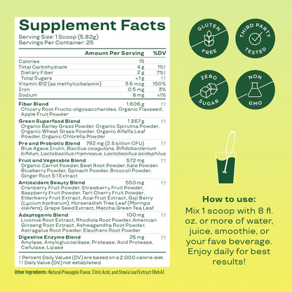 Greens & Superfoods - Bloom