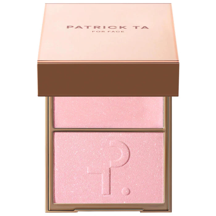 Major Glow Crème & Powder Light Reflecting Translucent Highlighter Duo - Patrick TA