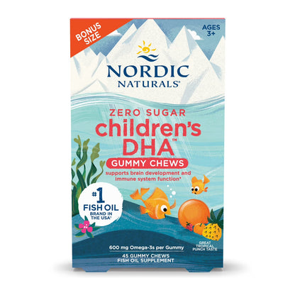 Children's DHA Gummy Chews Zero Sugar - Nordic Naturals