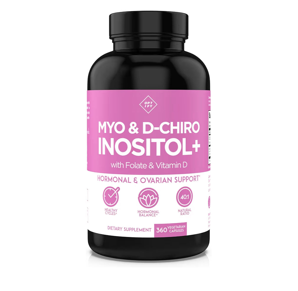 Myo & D-Chiro Inositol+ con Folato y vitamina D - Optify