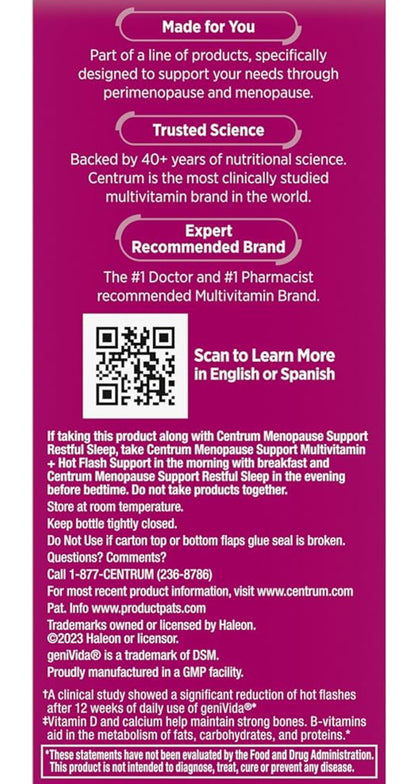 Menopause Support (Multivitamina+Apoyo Contra los Sofocos) - Centrum
