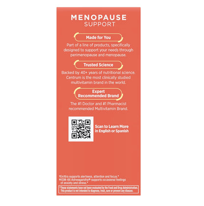 Menopause Support (Mente Clara y Apoyo al Estado de Ánimo) - Centrum